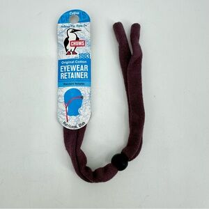 CHUMS Original Cotton Eyewear Retainer Standard Temples Unisex NEW Purple
